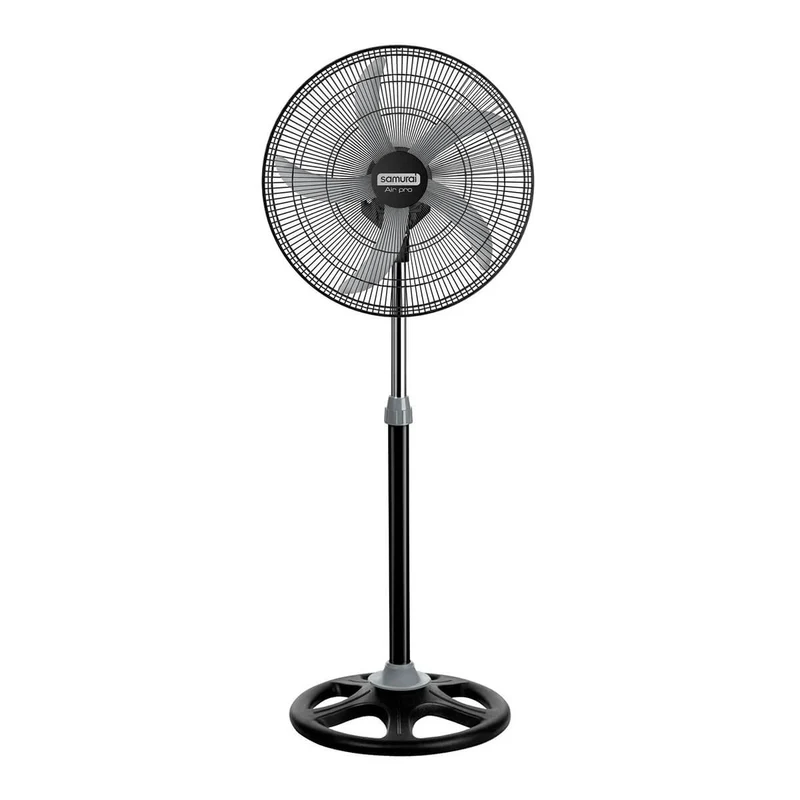 Ventilador air pro pedestal 3 velocidades negro marca samurai
