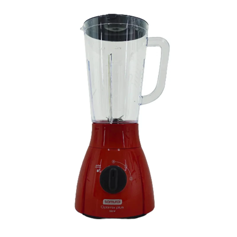 Licuadora optimix 2 velocidades roja marca samurai
