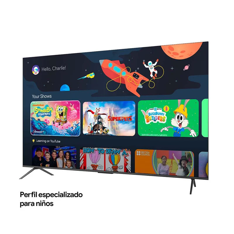 Televisor Kalley QLED de 85 pulgadas 4K ultra HD smart TV con google TV – modelo 85GQ405