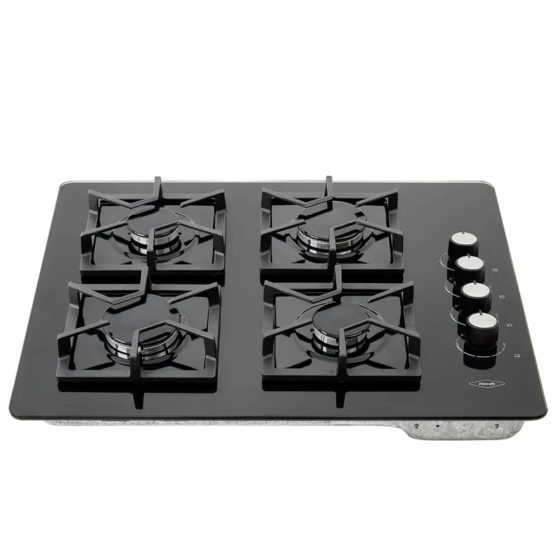Estufa de empotrar tandoori cristal 66x54 cm gas natural Haceb
