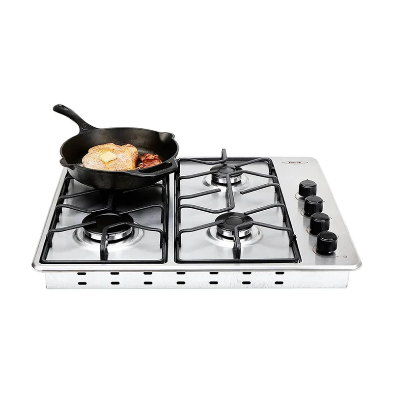 Estufa de empotrar 60x51 cm Platina a Gas Natural marca Haceb