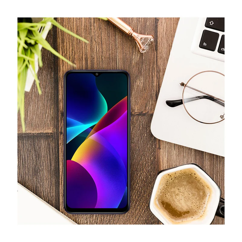 Celular 4G Kalley E2 de 128 GB, en color morado