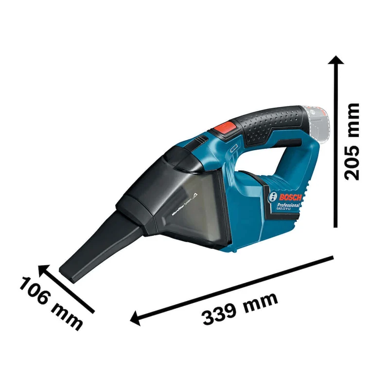 Aspiradora de polvo 12V GAS 12V-LI sin Bateria/sin cargador Bosch