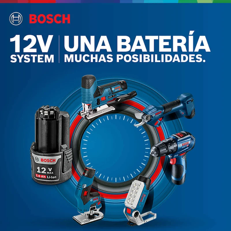 Aspiradora de polvo 12V GAS 12V-LI sin Bateria/sin cargador Bosch