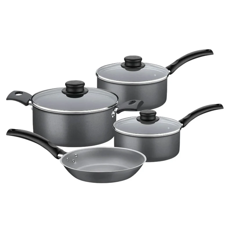 Bateria de Cocina Turim en Aluminio con Antiadherente 7 Piezas Tramontina