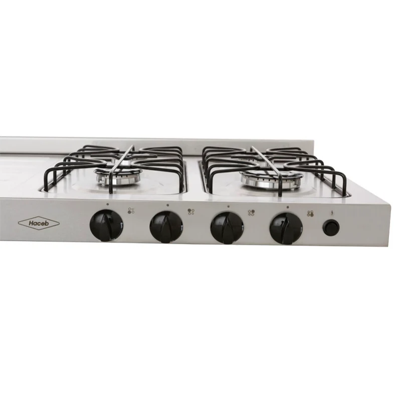 Mesón de cocina Inoxidable ovata 1.80 metros con pozuelo izquierdo a gas natural marca Haceb