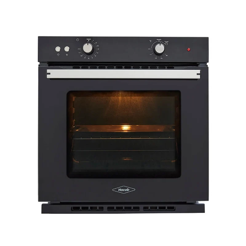 Horno mixto tofu de 60 cm negro a gas natural 120 voltios marca Haceb