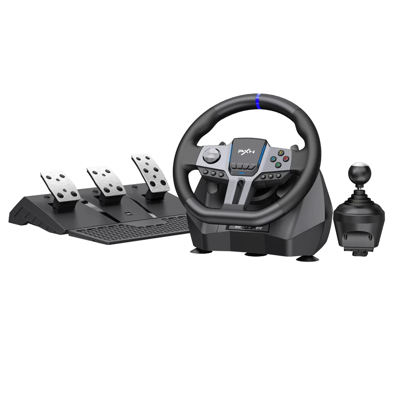 PXN V9 GEN2 270°/900° – Volante con Pedales y Shifter