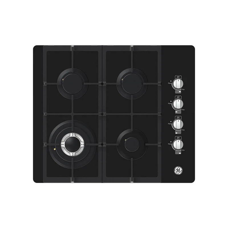 Estufa de empotrar cristal negro 58X50 cm gas natural Mabe