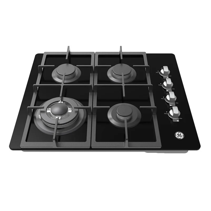 Estufa de empotrar cristal negro 58X50 cm gas natural Mabe