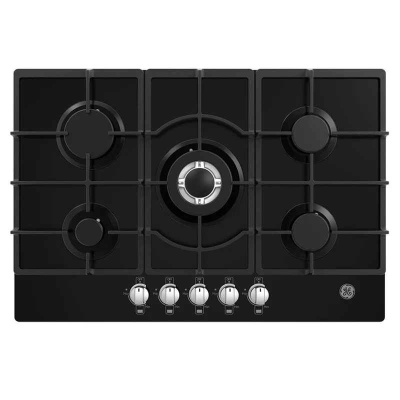 Estufa de empotrar cristal negro 77X51 cm gas natural Mabe