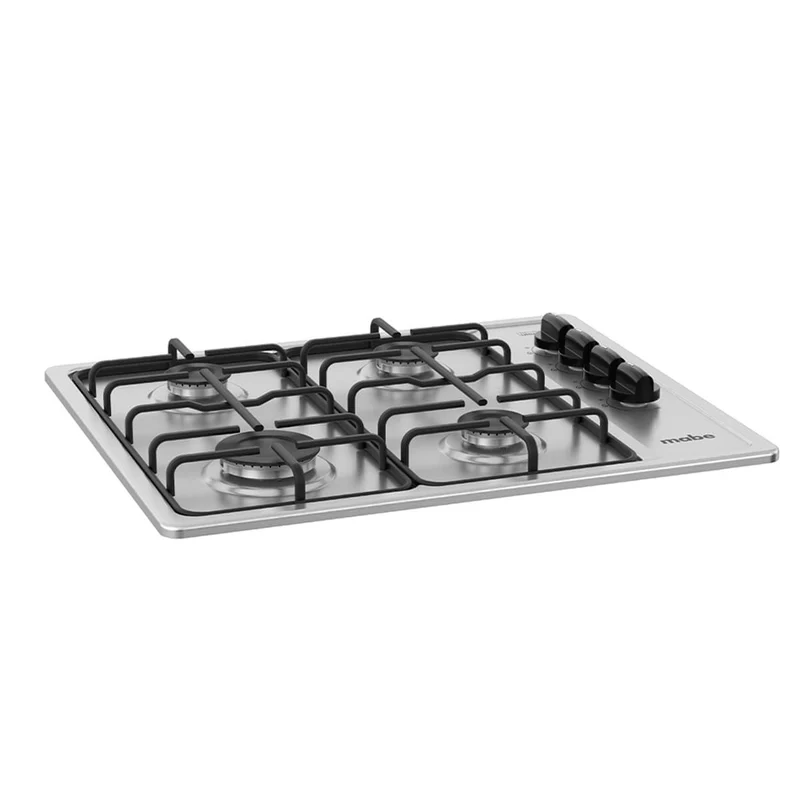 Estufa de empotrar acero Inoxidable 60X50 cm gas natural Mabe