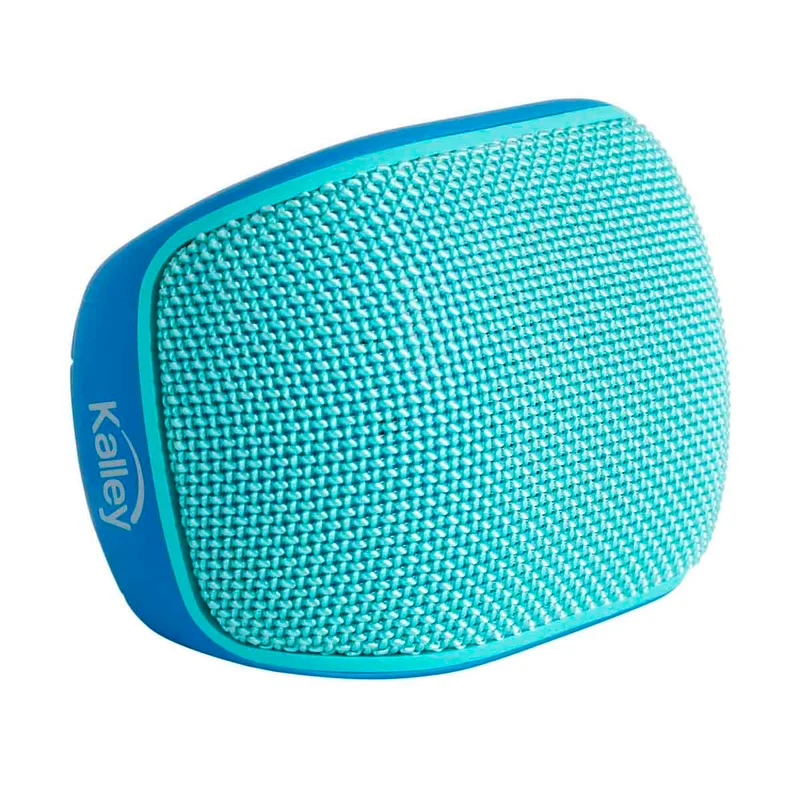 Parlante portátil Kalley con conexión Bluetooth, radio FM, USB y microSD color azul