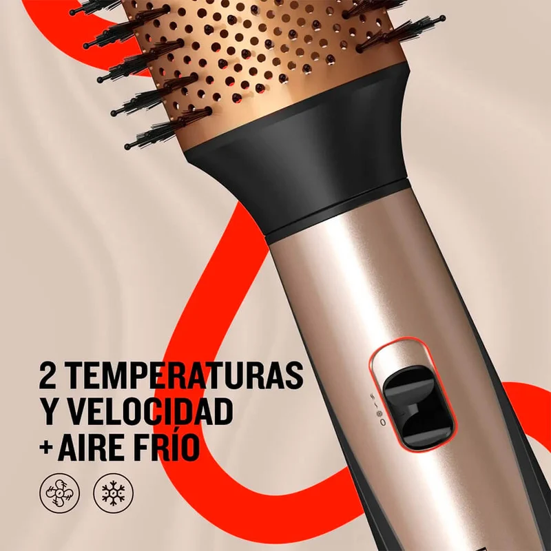 Cepillo antiestático Remington para desenredar el cabello fácilmente, ideal para cuidado diario