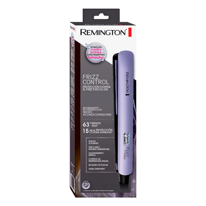 Plancha alisadora cabello diseño ergonómico profesional Remington