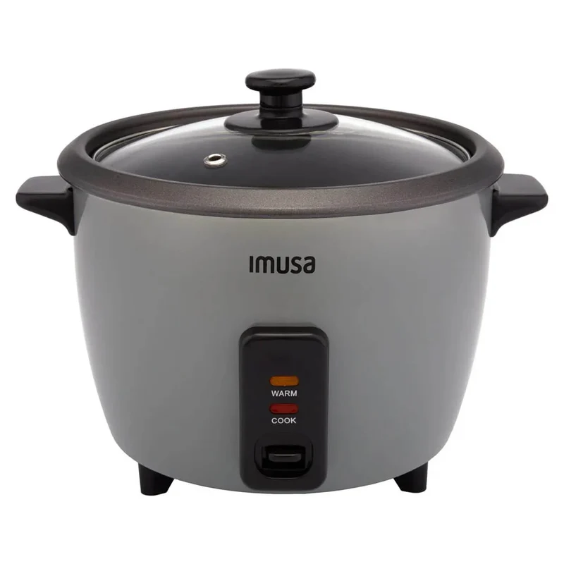 Olla arrocera gris 8 tazas marca imusa