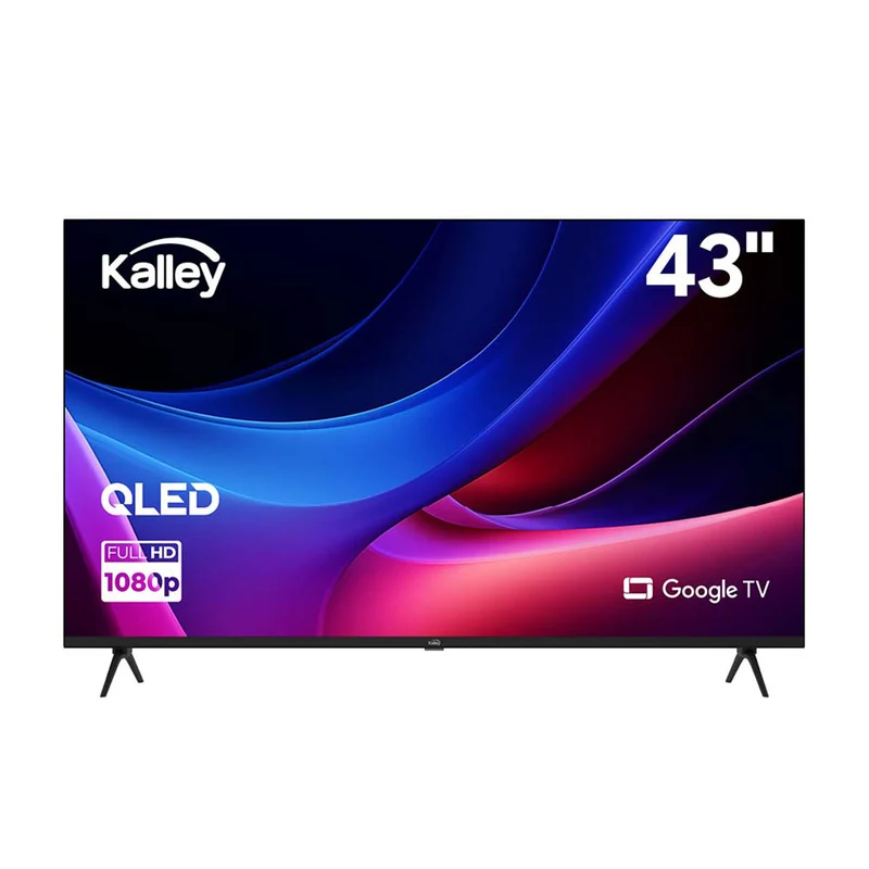 Televisor Kalley QLED de 43 pulgadas full HD smart TV con google TV – modelo 43GQ200