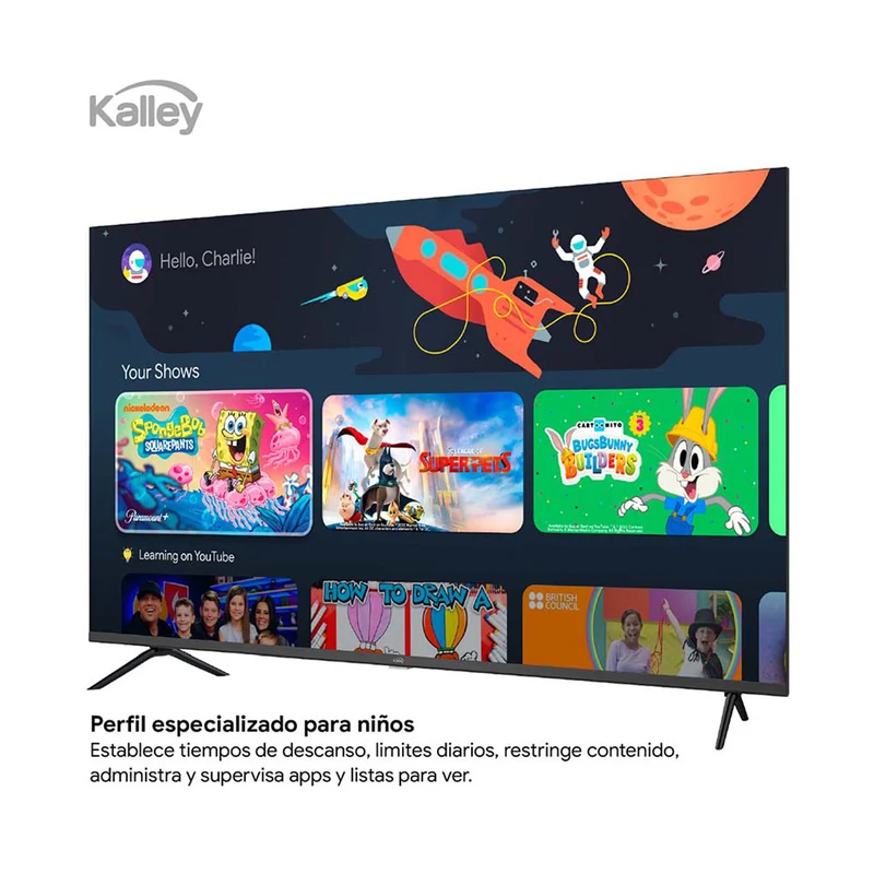 Televisor Kalley QLED de 40 pulgadas full HD smart TV con google TV – modelo 40GQ200