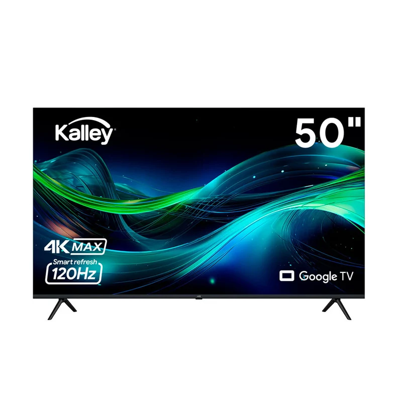 Televisor Kalley MAX LED de 50 pulgadas 4K ultra HD smart TV con google TV – modelo 50G315