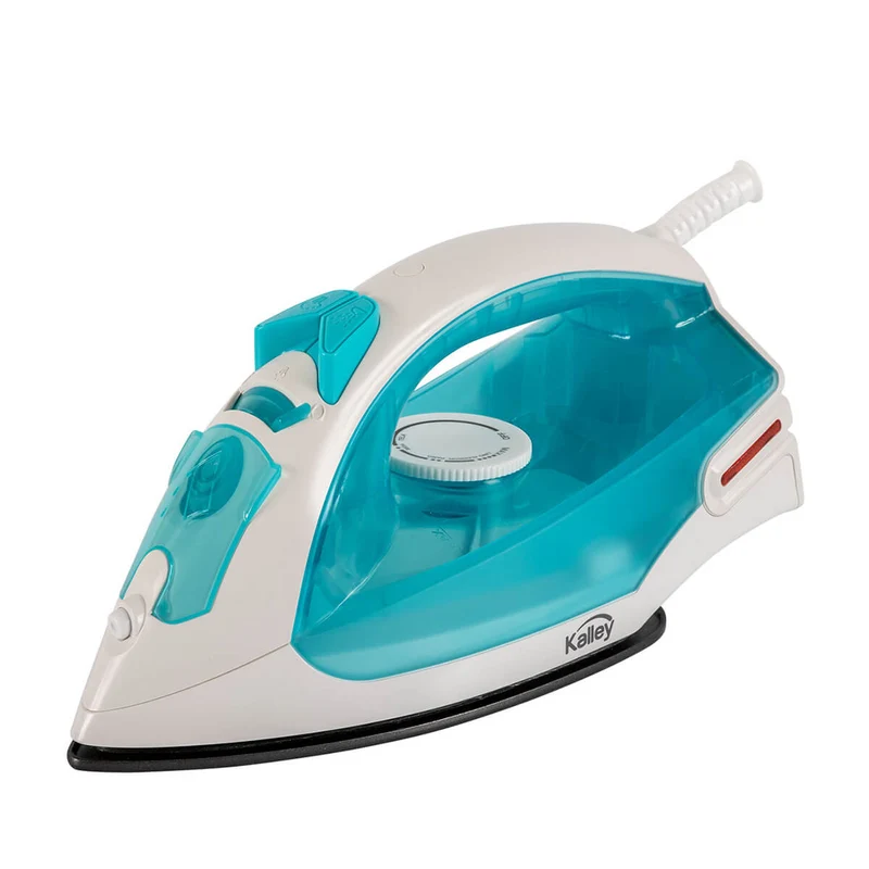 Plancha de ropa vapor azul claro marca Kalley