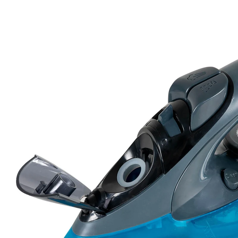 Plancha de ropa a vapor suela cerámica diamante azul marca Kalley