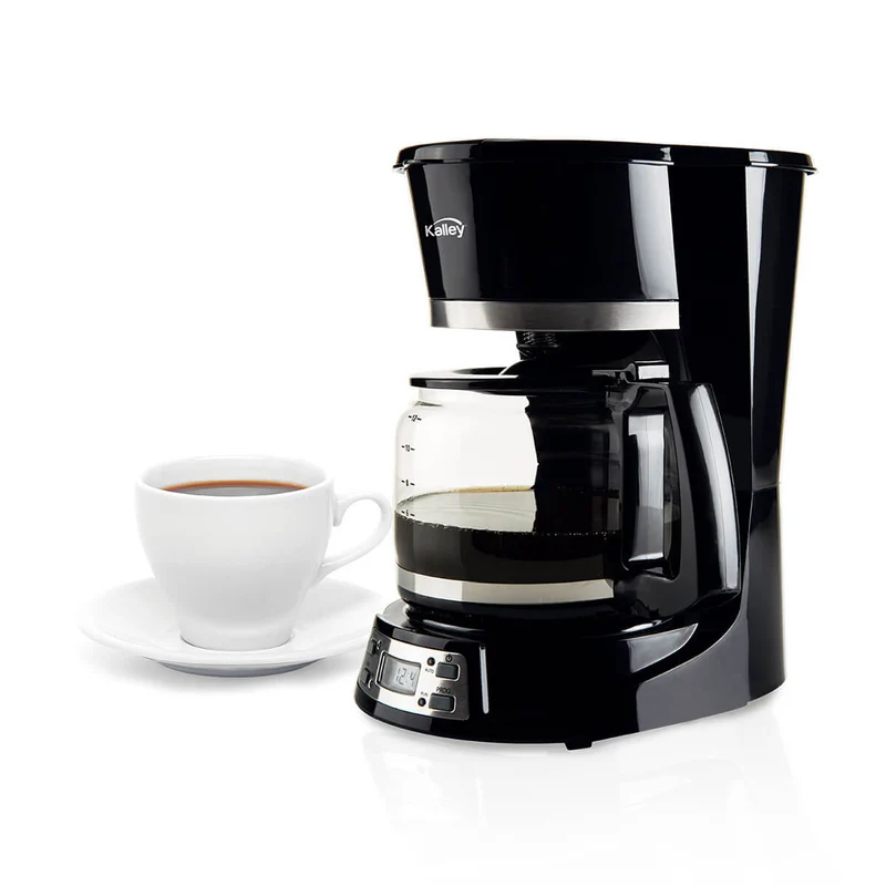 Cafetera digital 12 Tazas negro marca Kalley