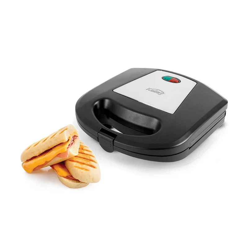 Sanduchera con placas antiadherentes tipo panini 760W