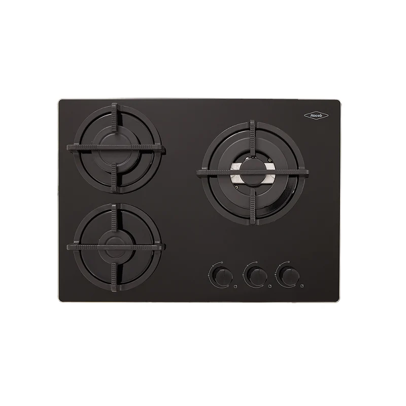 Cubierta plata de 60-43 Cm cristal HF 3Q GN marca Haceb