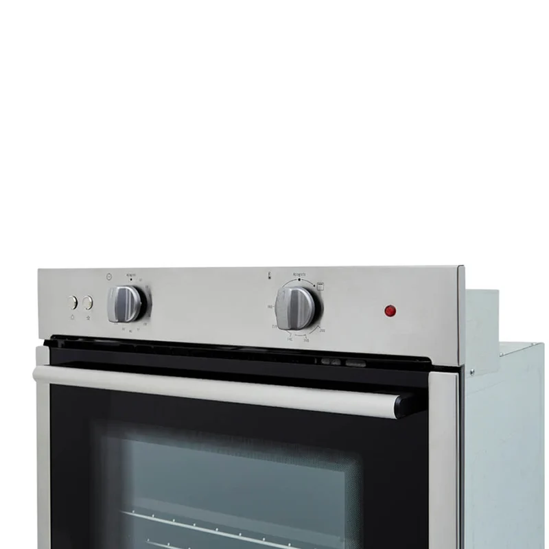 Horno mixto tandoori 60 cm inoxidable con vidrio negro gas natural 120 v marca Haceb