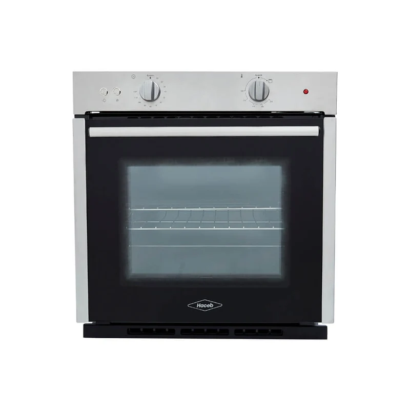 Horno mixto tandoori 60 cm inoxidable con vidrio negro gas natural 120 v marca Haceb