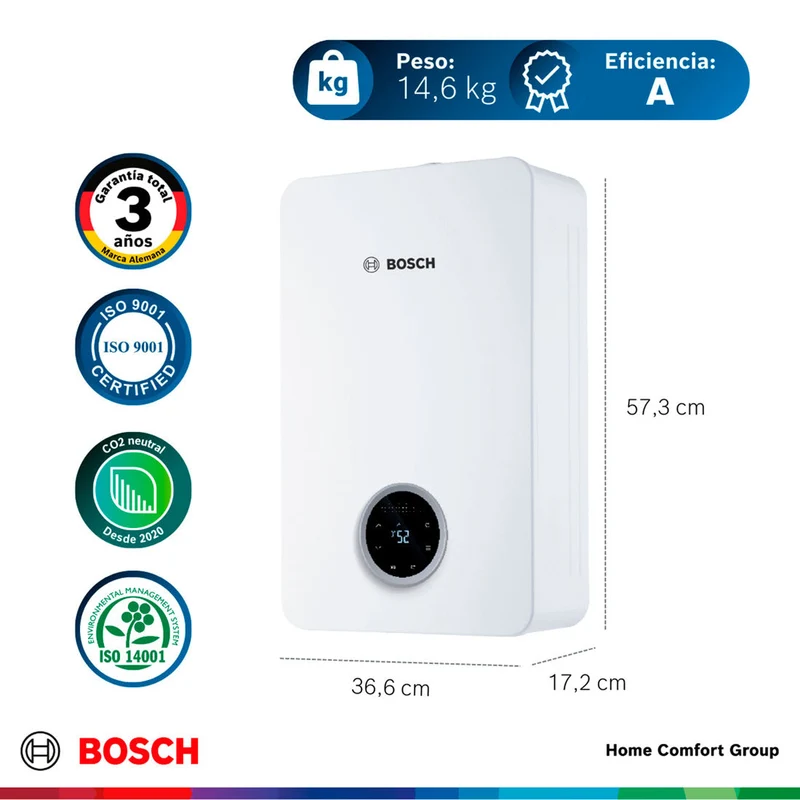 Calentador de agua 21 litros tiro forzado de paso gas a natural Therm 5600 F