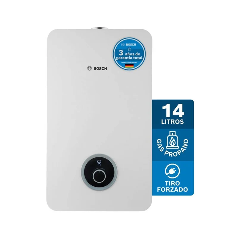Calentador de agua 14 litros tiro forzado de paso a gas propano Therm 2400 F