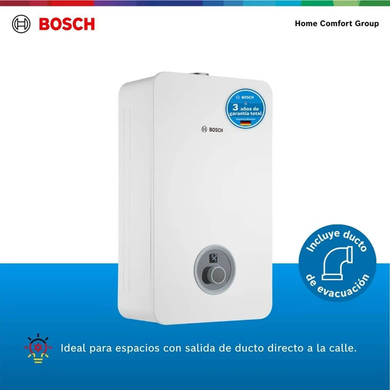 Calentador de agua 14 litros tiro forzado de paso a gas propano Therm 2400 F