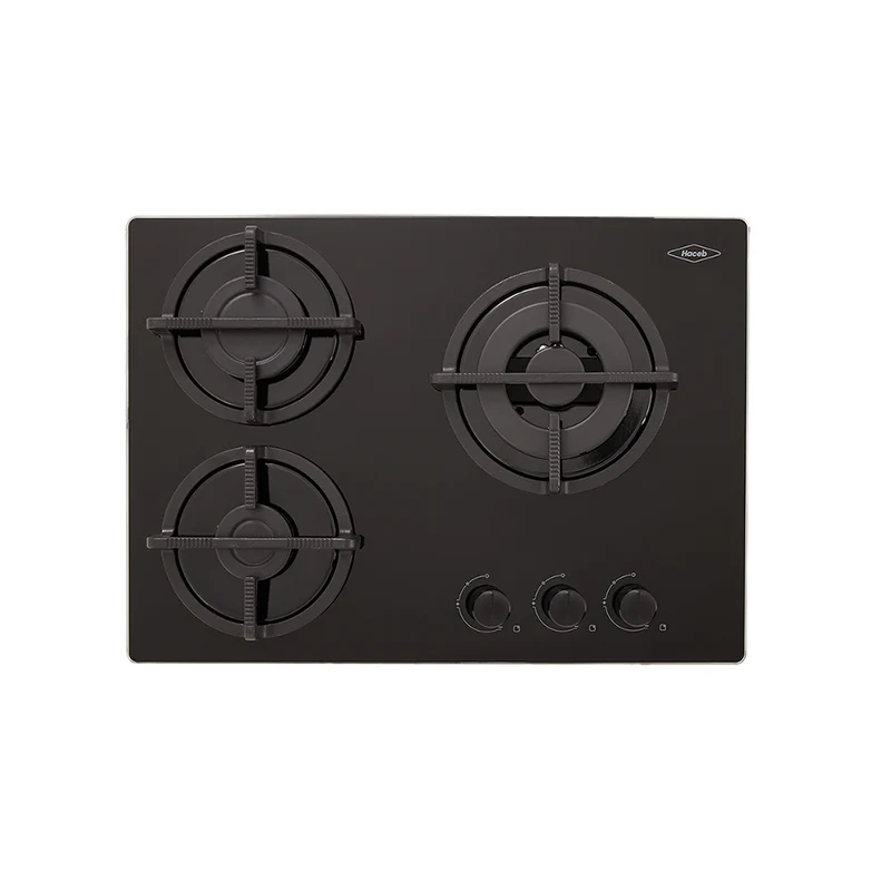 Cubierta en cristal de 60-43 cm HF 3Q GN marca Haceb