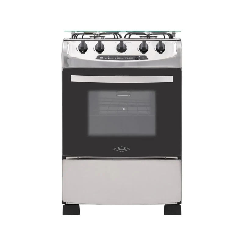 Estufa orégano Haceb 60 cms negra-inoxidable gas propano