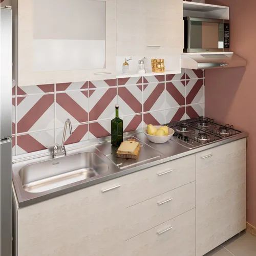 Mesón con lavaplatos en acero inoxidable 180×52 cm y estufa a gas marca Socoda