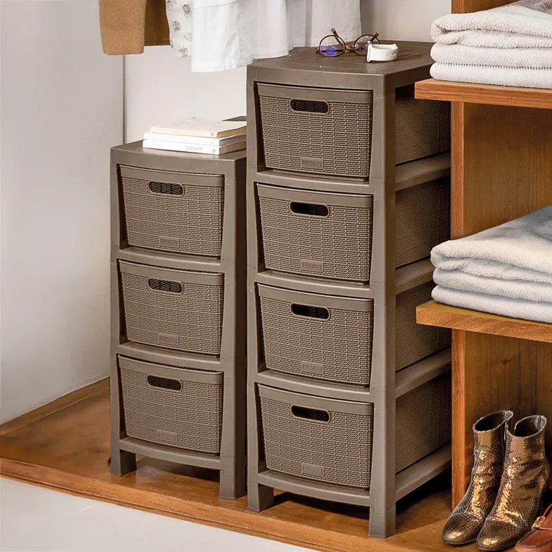 Cajonero fique 3 gavetas mocca Rimax