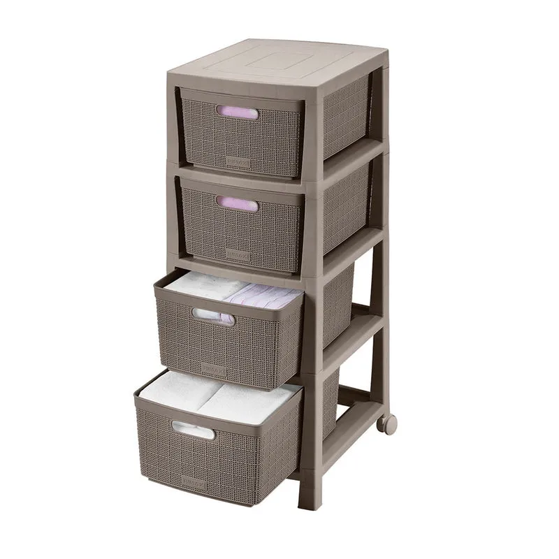 Cajonero organizador fique con 4 gavetas Rimax