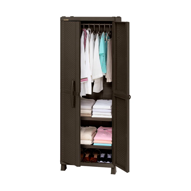 Armario organizador para ropa apariencia rattan Rimax