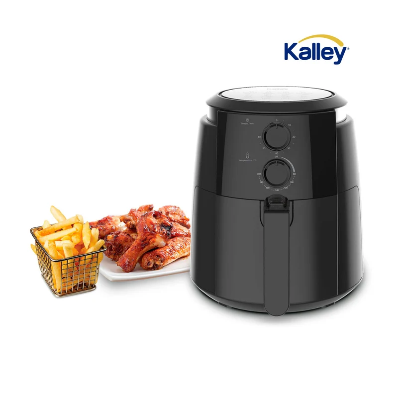 Freidora de Aire KALLEY K-MAF35 3.5L Manual 1500W Negro