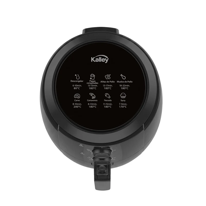 Freidora de Aire KALLEY K-MAF35 3.5L Manual 1500W Negro