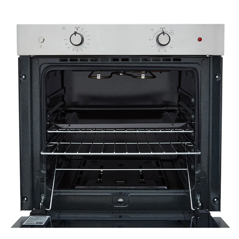Horno mixto tofu 60 cm inoxidable con vidrio reflectivo gas natural 120v marca Haceb