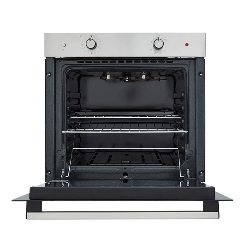 Horno mixto tofu 60 cm inoxidable con vidrio reflectivo gas natural 120v marca Haceb