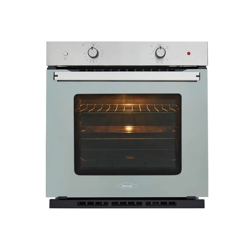 Horno mixto tofu 60 cm inoxidable con vidrio reflectivo gas natural 120v marca Haceb