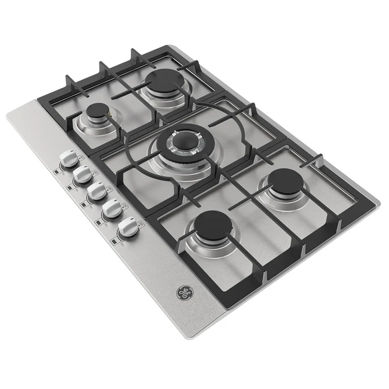 Estufa de empotrar acero Inoxidable 77X52 cm gas natural Mabe