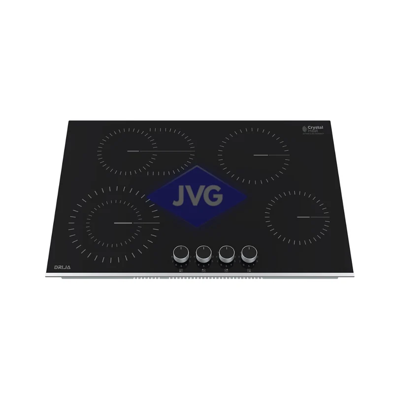 TOPE ELÉCTRICO DRIJA 4 QUEMADORES 76 CM VITRO BARI76A NEGRO - BARI76A