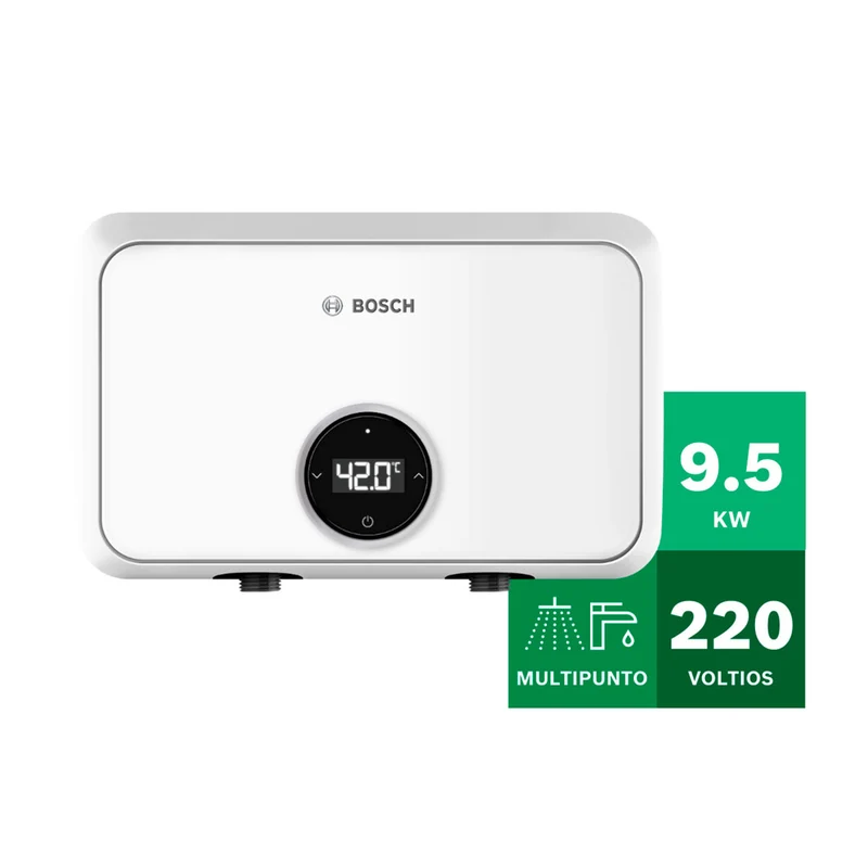 Calentador de agua eléctrico de paso 9,5 kW a 220 V Tronic 4000 C