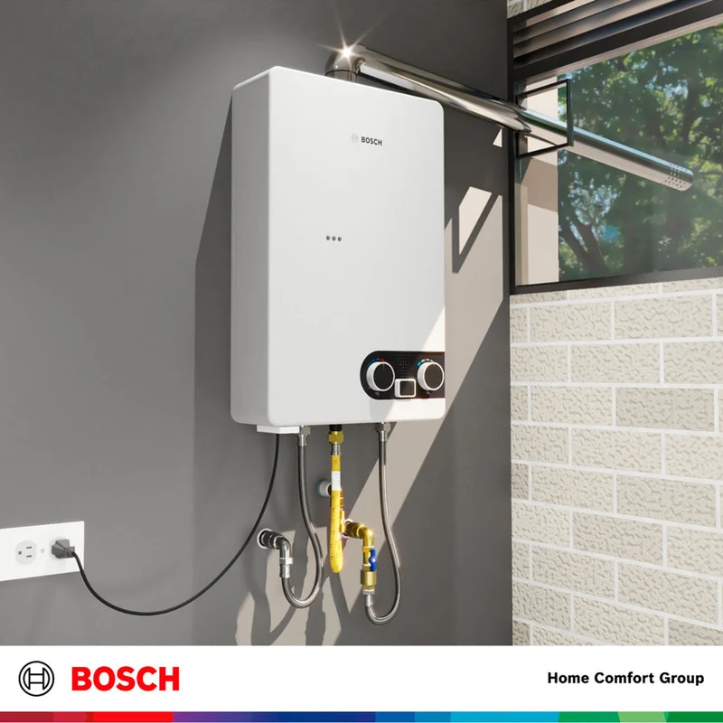 Calentador de agua 10 litros tiro forzado de paso a gas propano Therm 1400 F