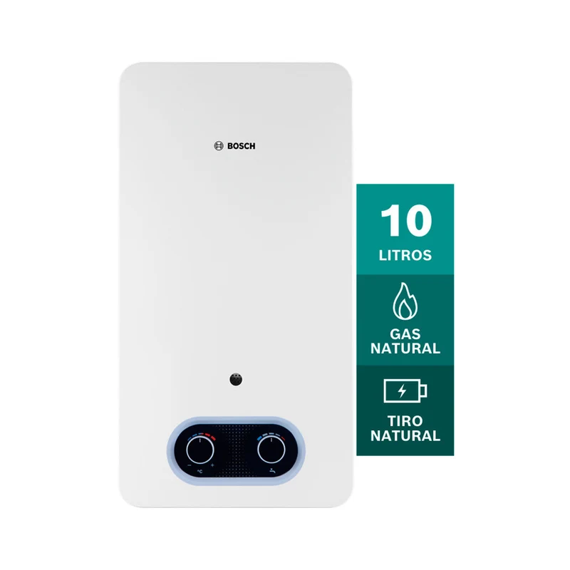 Calentador de agua 10 litros tiro natural de paso a gas natural Therm 2200 O