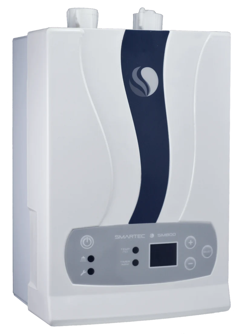 Calentador eléctrico instantáneo de agua, hasta 15 litros, bifásico/trifásico marca Smartec